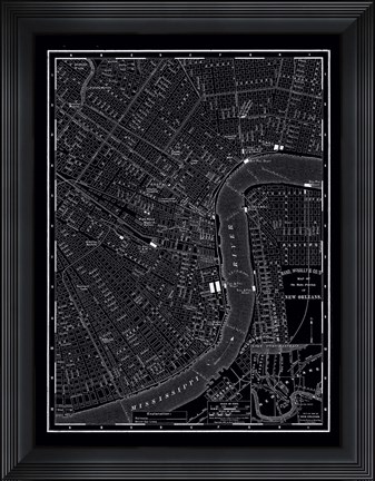 Framed New Orleans, 1895 Print