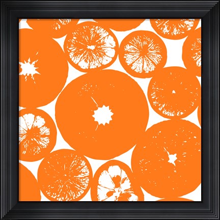 Framed Orange Lemon Slices Print