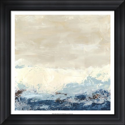 Framed Coastal Currents II Print