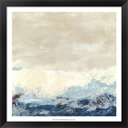 Framed Coastal Currents II Print