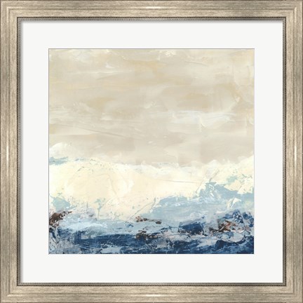 Framed Coastal Currents II Print