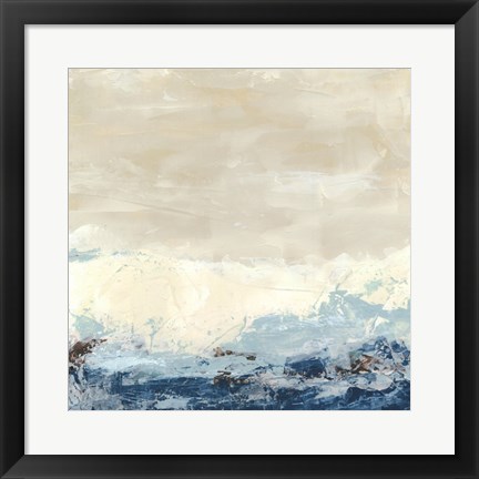 Framed Coastal Currents II Print