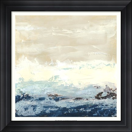 Framed Coastal Currents I Print