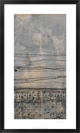 Framed Subtle Symphony I Print