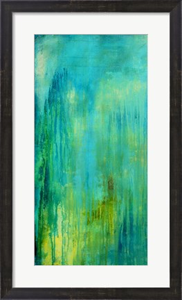 Framed Blue Mountain Rain I Print