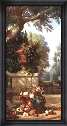 Framed Panneau d&#233;coratif &#224; le corveil Print