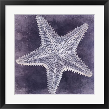 Framed Ocean Blue I Print