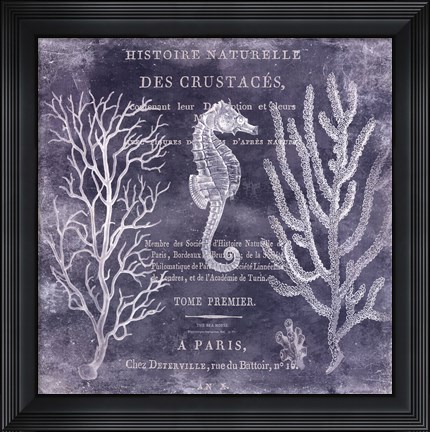 Framed Deep Blue Sea II Print