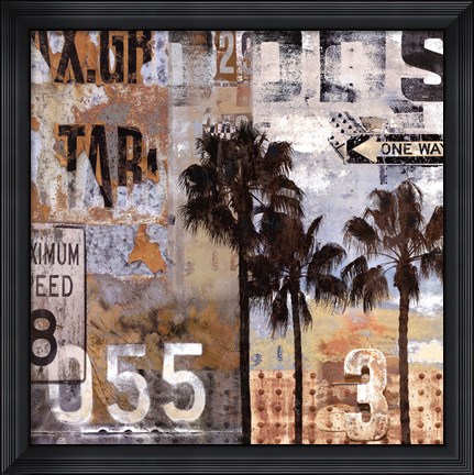 Framed Urban Textures Print