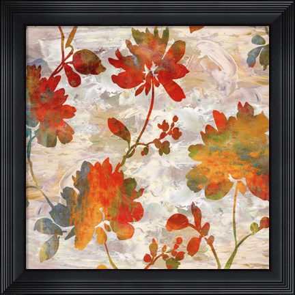 Framed Garden View I Print