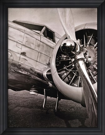 Framed Lockheed 12A Electra Junior Print