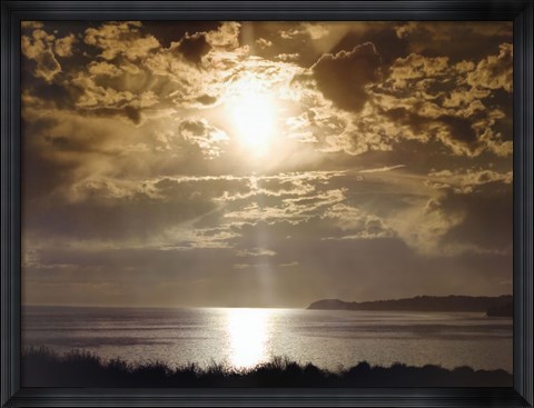 Framed Malibu Sunset Print