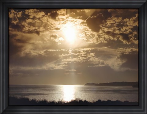 Framed Malibu Sunset Print
