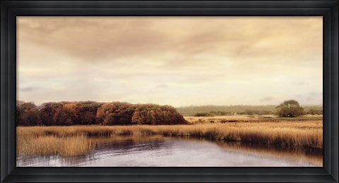 Framed Ripples On the Water Print