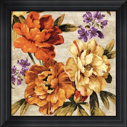 Framed Brilliant Bloom I Print