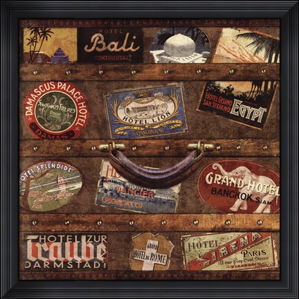 Framed Well Traveled I Print