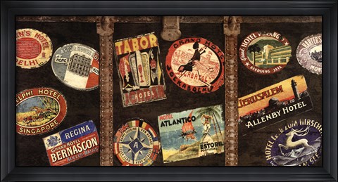 Framed Vintage Voyage Print