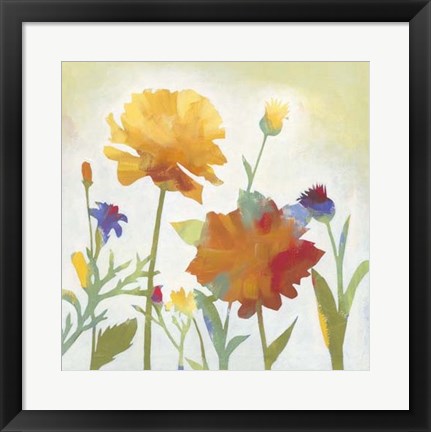 Framed Chelsea Floral I Print