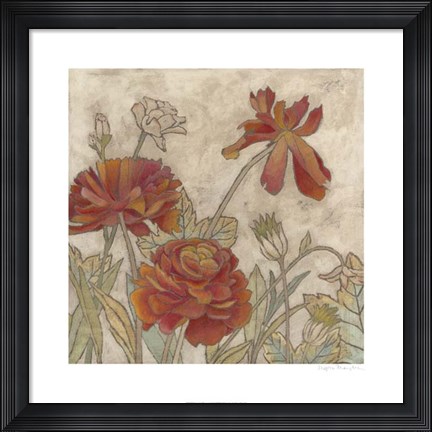 Framed Rising Sun Blooms I Print