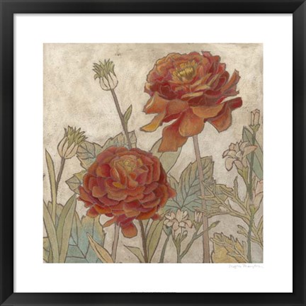 Framed Rising Sun Blooms II Print