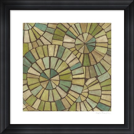 Framed Kaleidoscopic Sea I Print