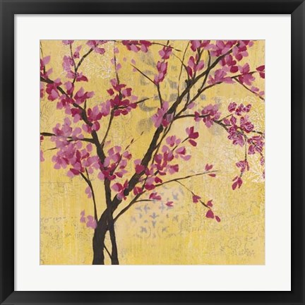 Framed Fuchsia Blossoms II Print