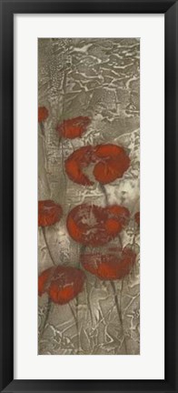 Framed Terre Fleur I Print