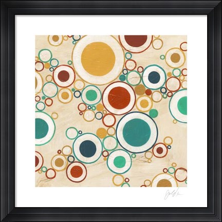 Framed Molecular Landscape II Print