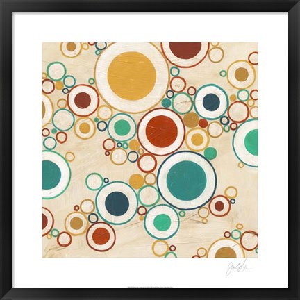 Framed Molecular Landscape II Print