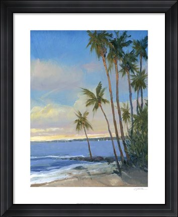 Framed Tropical Breeze I Print