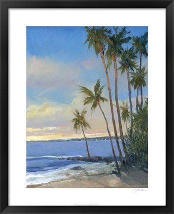 Framed Tropical Breeze I Print