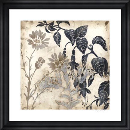 Framed Bloom Shadows II Print