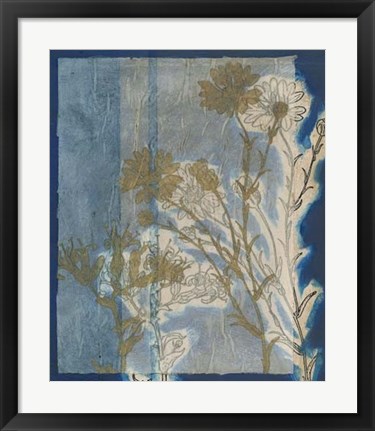 Framed Santorini Floral I Print
