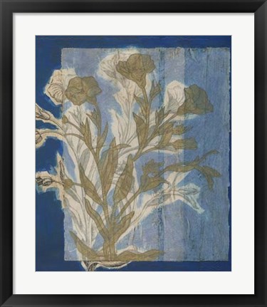 Framed Santorini Floral II Print