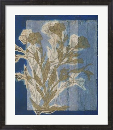 Framed Santorini Floral II Print