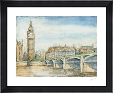 Framed London View Print