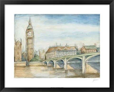 Framed London View Print