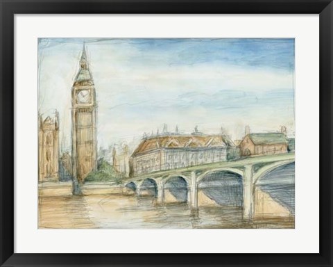 Framed London View Print