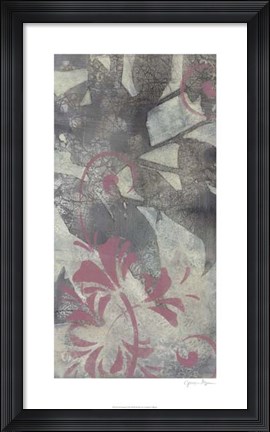 Framed Leaf Dusting I Print