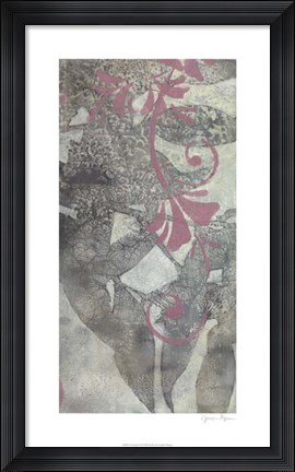 Framed Leaf Dusting II Print