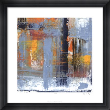 Framed Urban Plan II Print