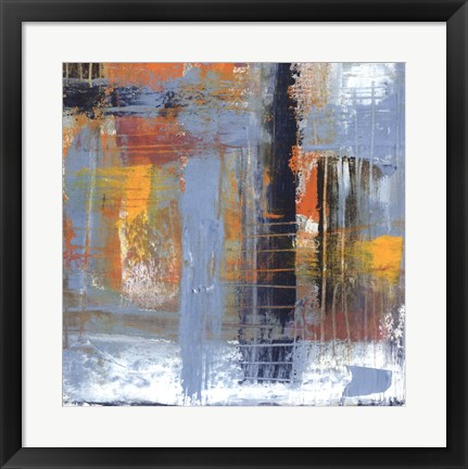 Framed Urban Plan II Print