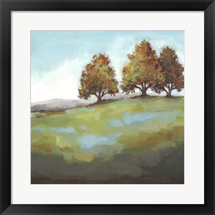 Framed Turning Leaves II Print