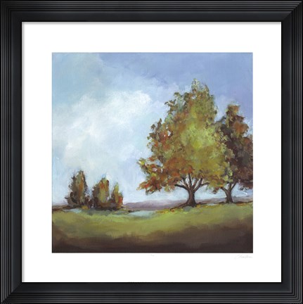 Framed Waiting For Fall II Print