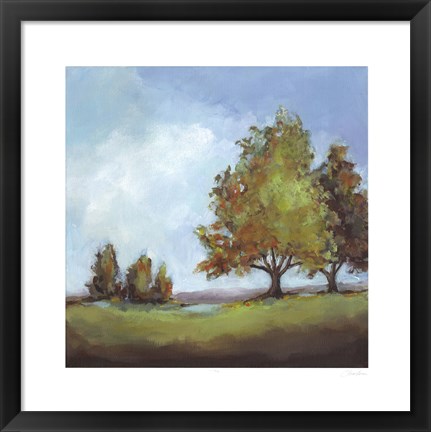 Framed Waiting For Fall II Print