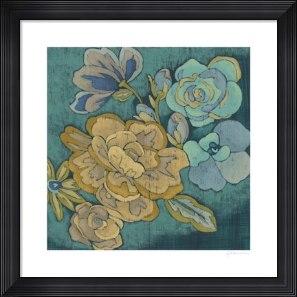 Framed Trousseau Chintz I Print
