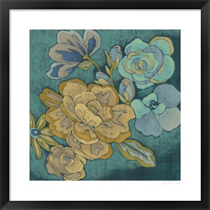 Framed Trousseau Chintz I Print