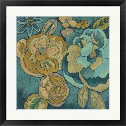 Framed Trousseau Chintz III Print