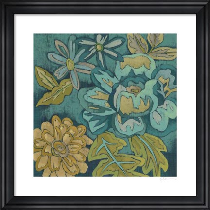 Framed Trousseau Chintz IV Print