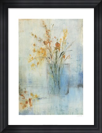 Framed Blue Container I Print